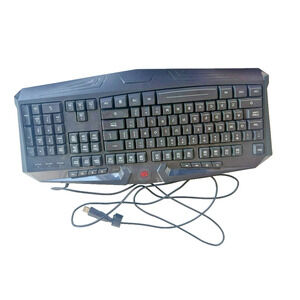 Red Dragon S101-1 Backlit RGB Gaming Keyboard Working